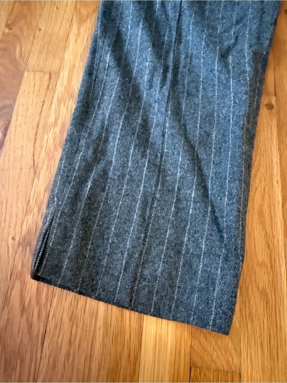 Women’s Gray Pinstripe Dress Pants